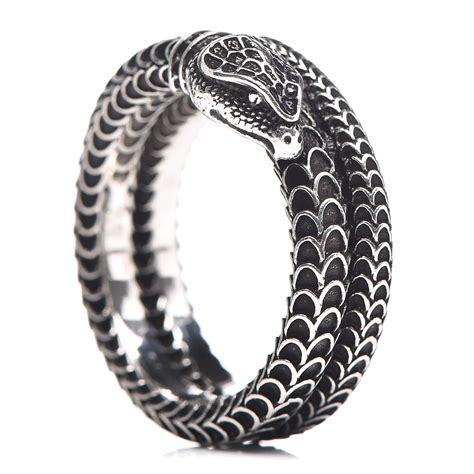 gucci silver snake ring|gucci snake ring women's.